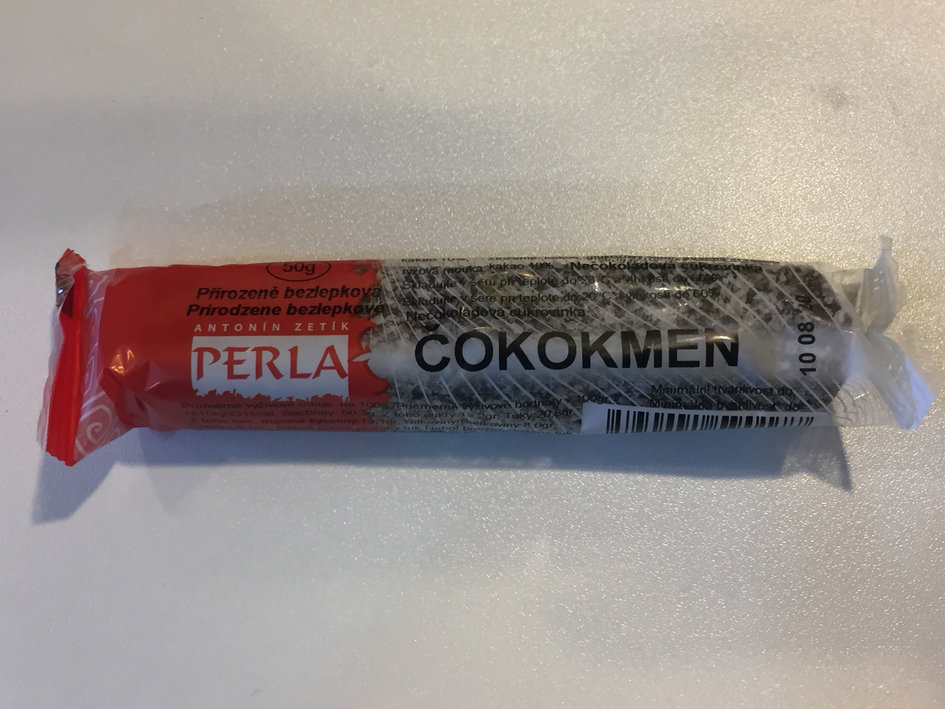 Kokosová tyčinka čokokmeň Perla 50g
