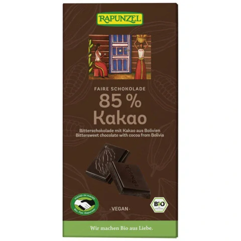 Horká čokoláda 85% BIO 80g