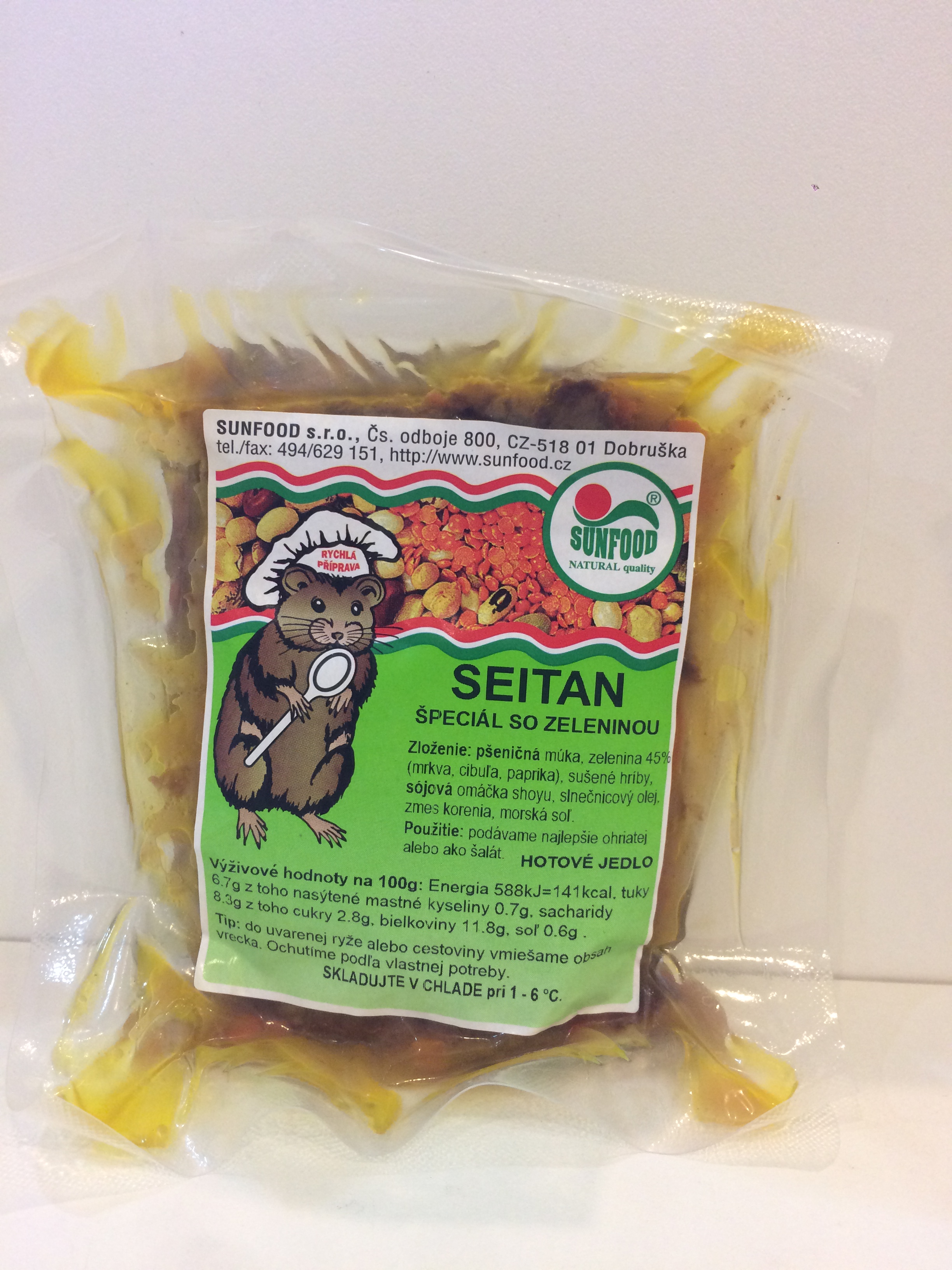Seitan špeciál so zeleninou / kg