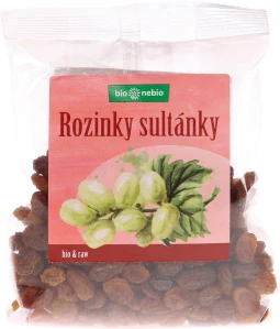 Sušené hrozienka Sultánky 150g BIO