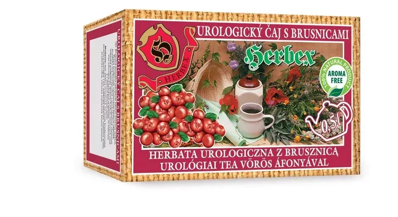Urologický čaj s brusnicou porcovaný 60g